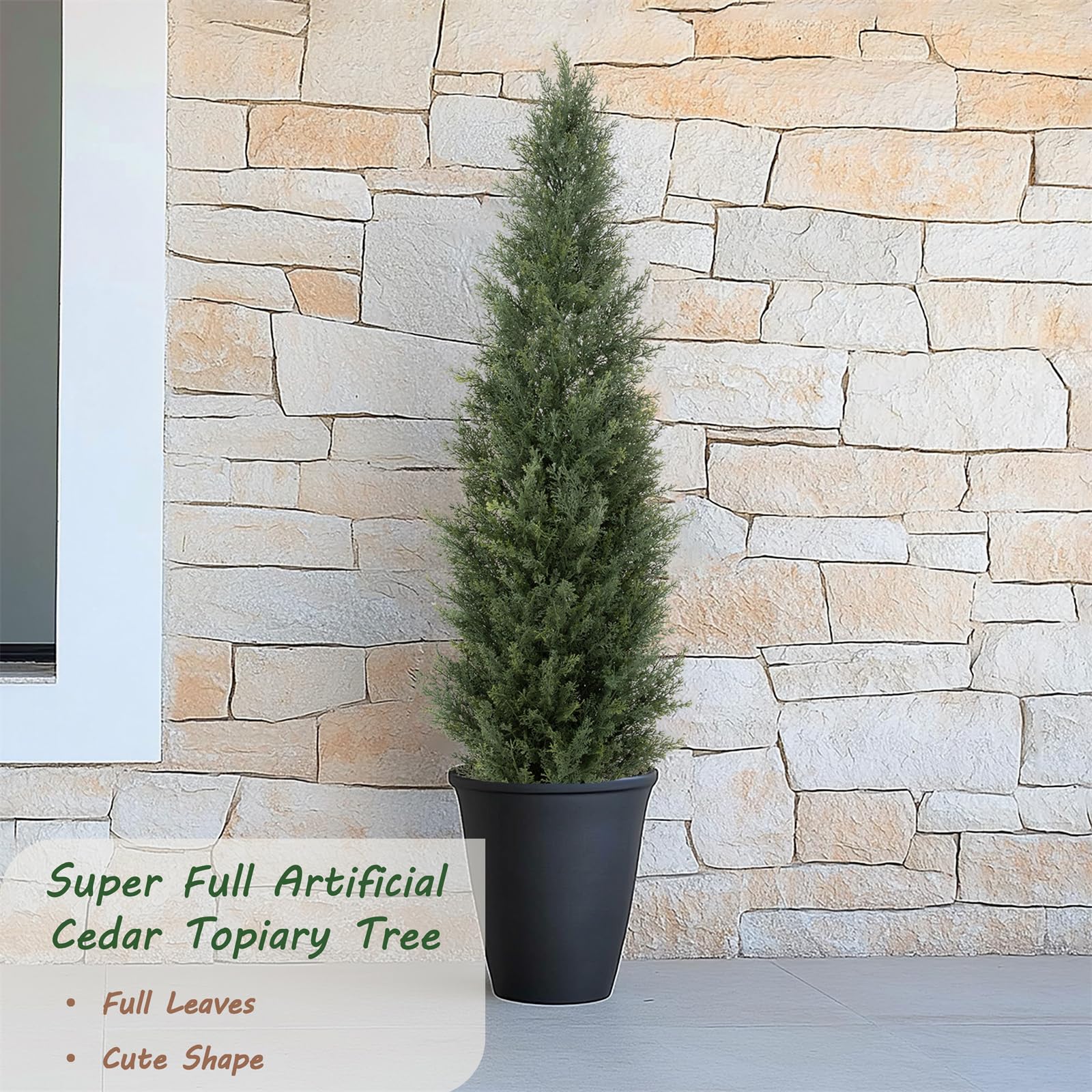 Amazon.com: Bellacat 4ft UV Resistant Artificial Topiary Trees